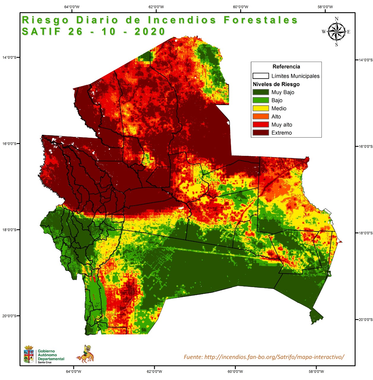 Santa Cruz Regitra Más De 14 Millones De Hectáreas Afectadas Por El Fuego Se Esperan Lluvias 1376